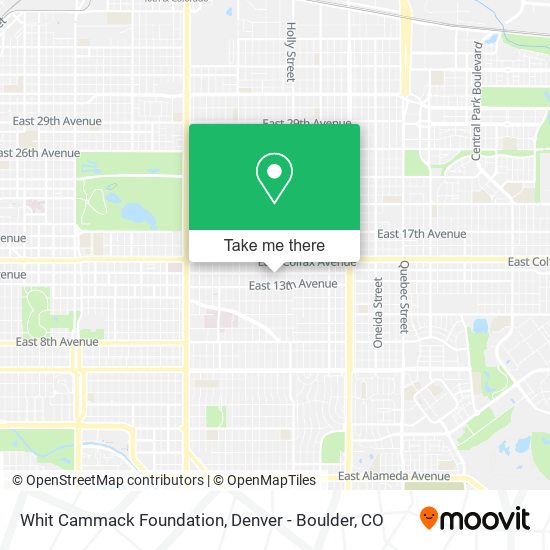 Mapa de Whit Cammack Foundation