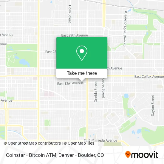 Coinstar - Bitcoin ATM map