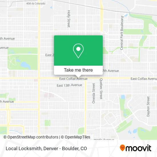 Local Locksmith map