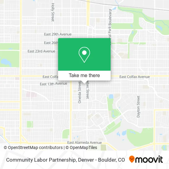 Community Labor Partnership map