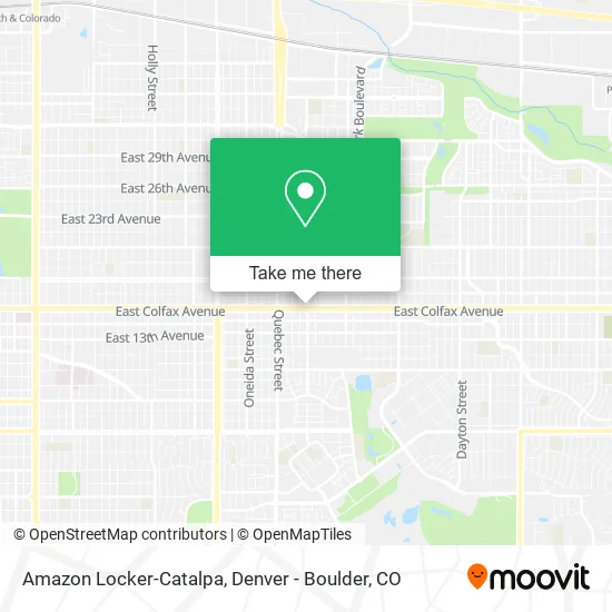 Amazon Locker-Catalpa map