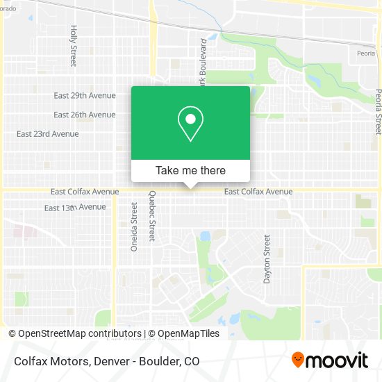 Colfax Motors map