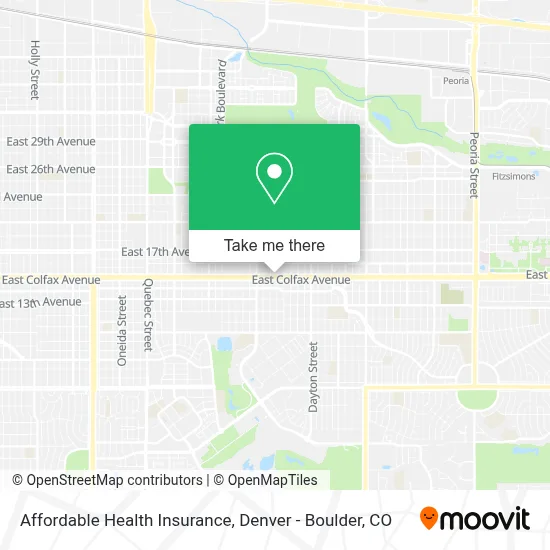 Affordable Health Insurance map