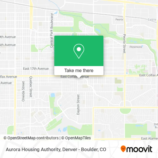 Mapa de Aurora Housing Authority