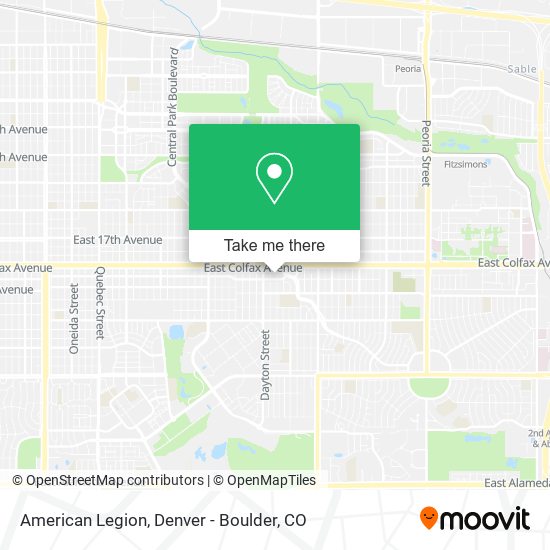 American Legion map