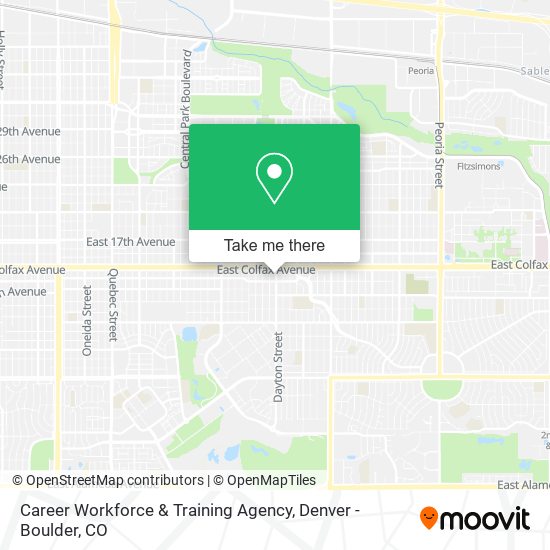 Career Workforce & Training Agency map