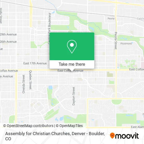 Mapa de Assembly for Christian Churches