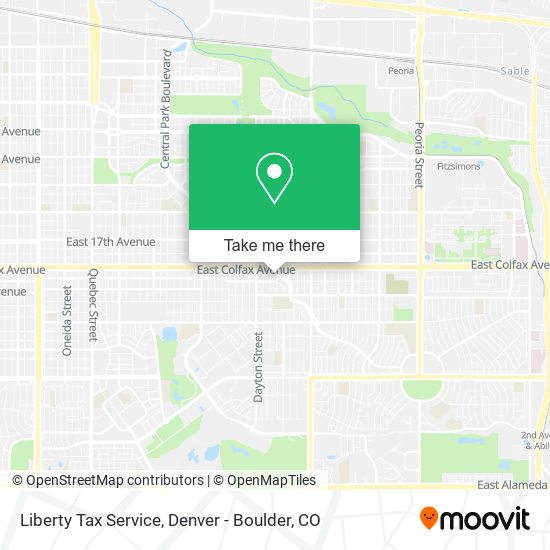 Liberty Tax Service map