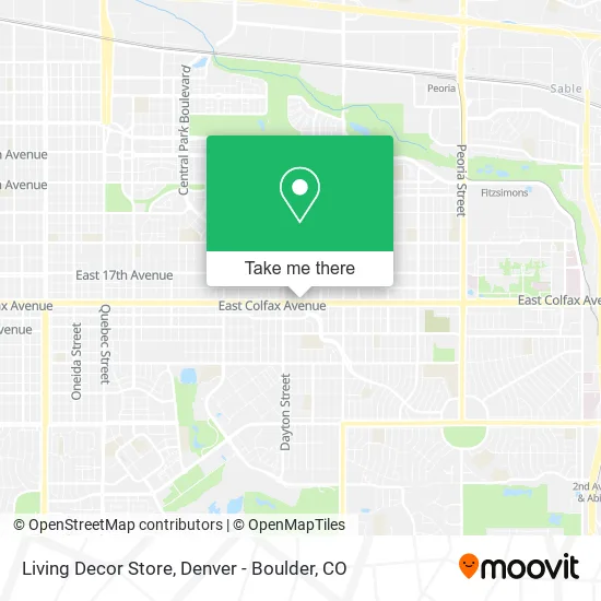 Living Decor Store map