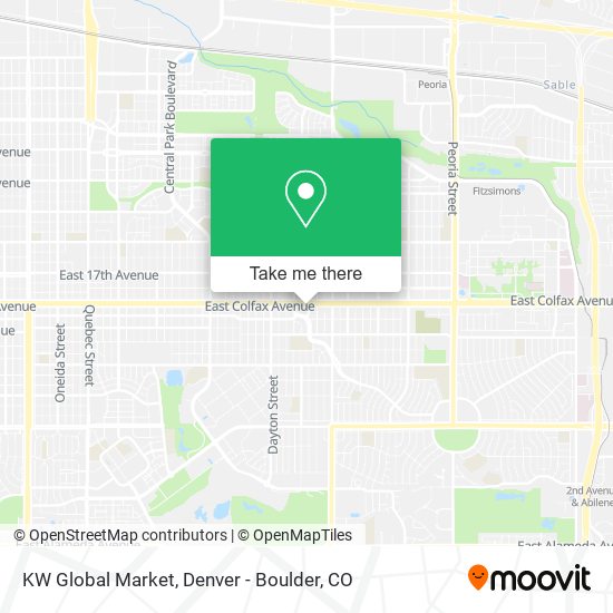 KW Global Market map