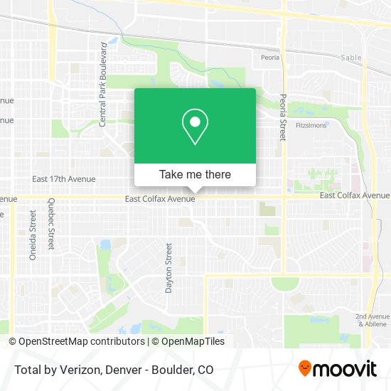Mapa de Total by Verizon