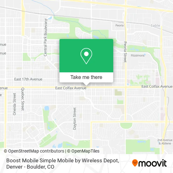 Boost Mobile Simple Mobile by Wireless Depot map