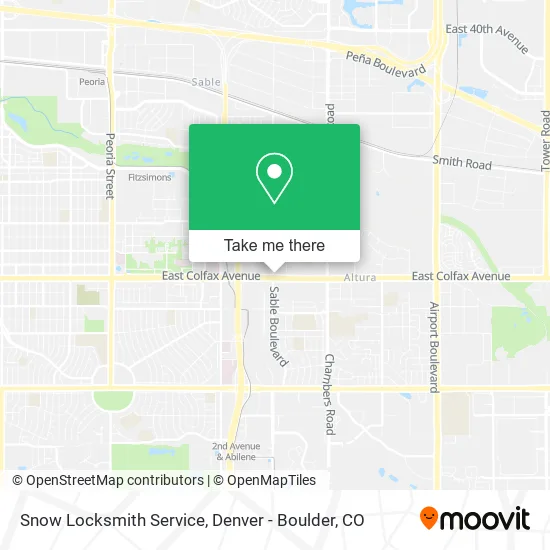 Snow Locksmith Service map