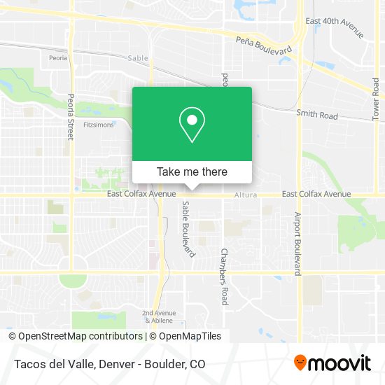 Mapa de Tacos del Valle