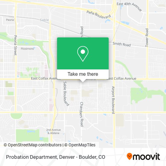 Mapa de Probation Department