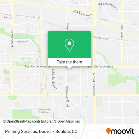 Printing Services map
