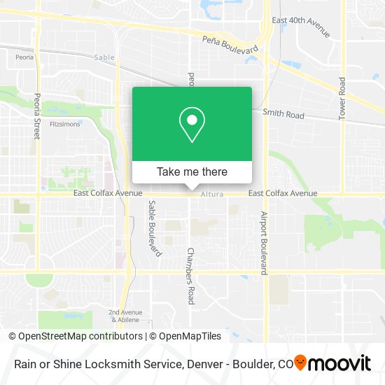 Mapa de Rain or Shine Locksmith Service