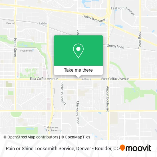 Rain or Shine Locksmith Service map