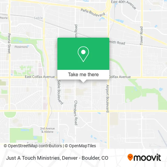Mapa de Just A Touch Ministries