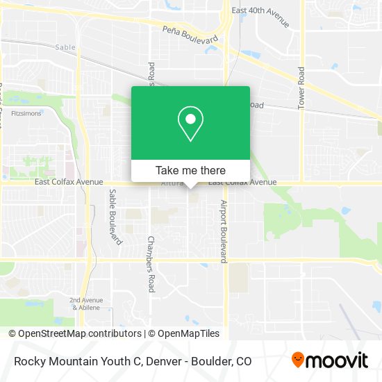 Mapa de Rocky Mountain Youth C