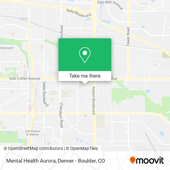 Mental Health Aurora map