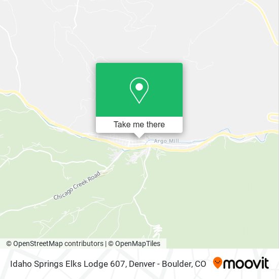 Idaho Springs Elks Lodge 607 map