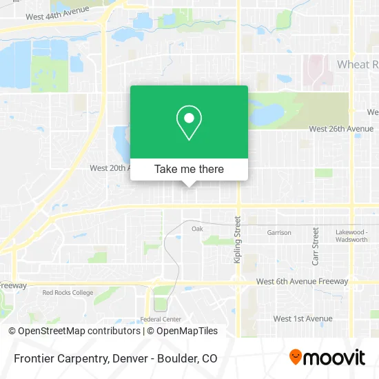 Frontier Carpentry map