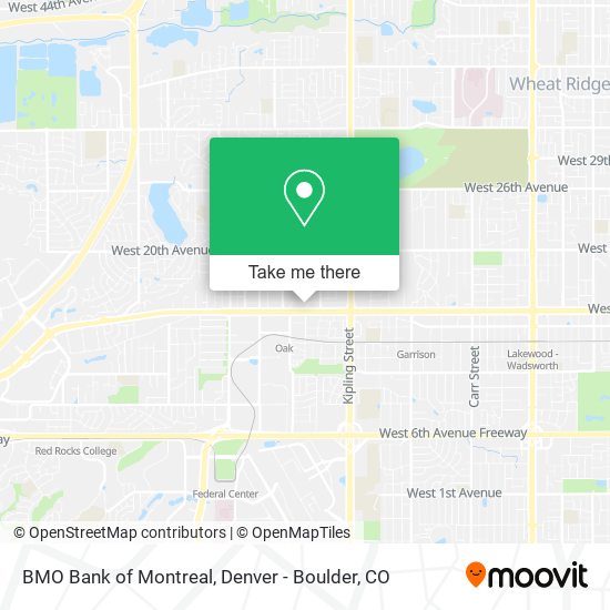 BMO Bank of Montreal map