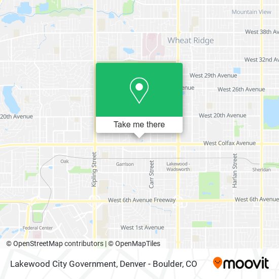 Mapa de Lakewood City Government