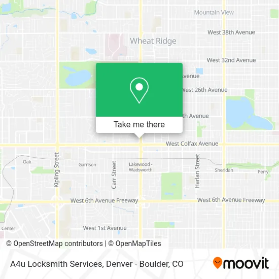 A4u Locksmith Services map