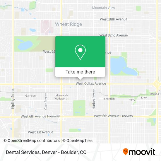 Dental Services map