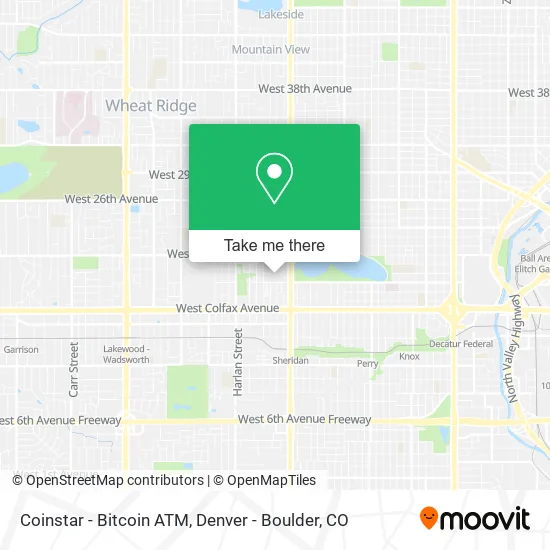 Coinstar - Bitcoin ATM map