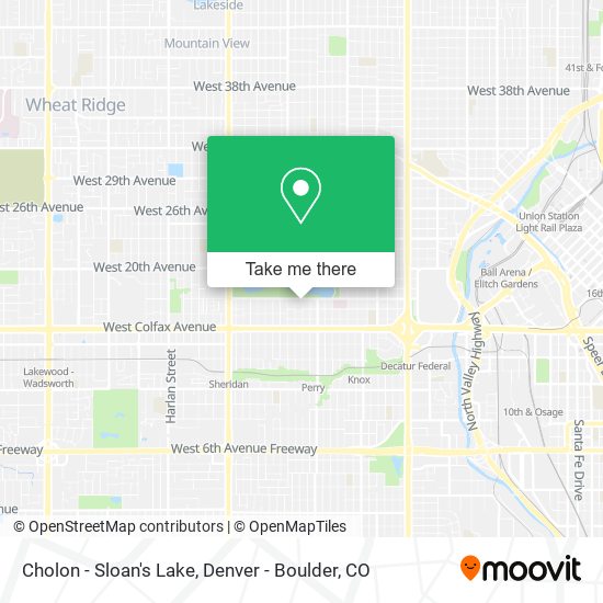 Cholon - Sloan's Lake map