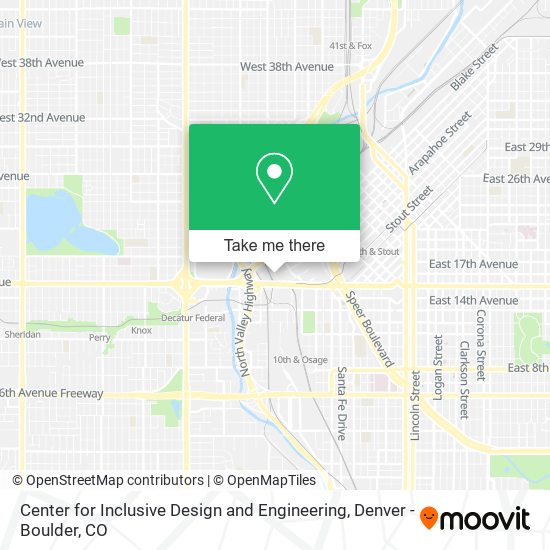 Mapa de Center for Inclusive Design and Engineering