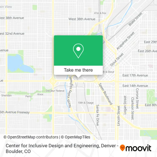 Center for Inclusive Design and Engineering map