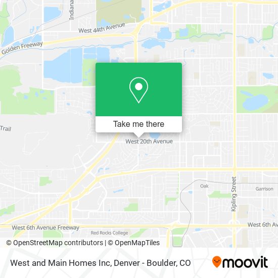 Mapa de West and Main Homes Inc