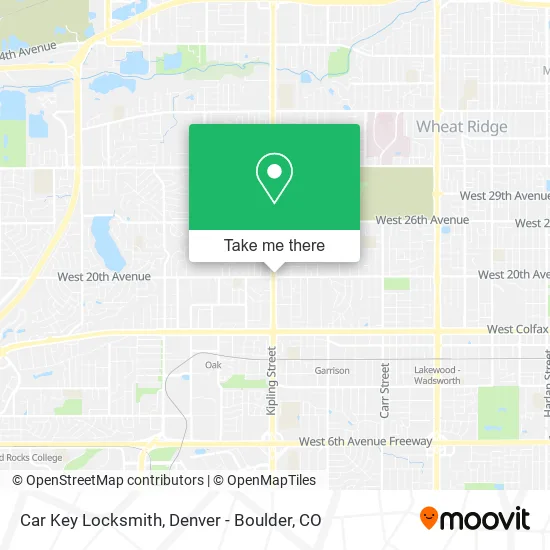 Car Key Locksmith map