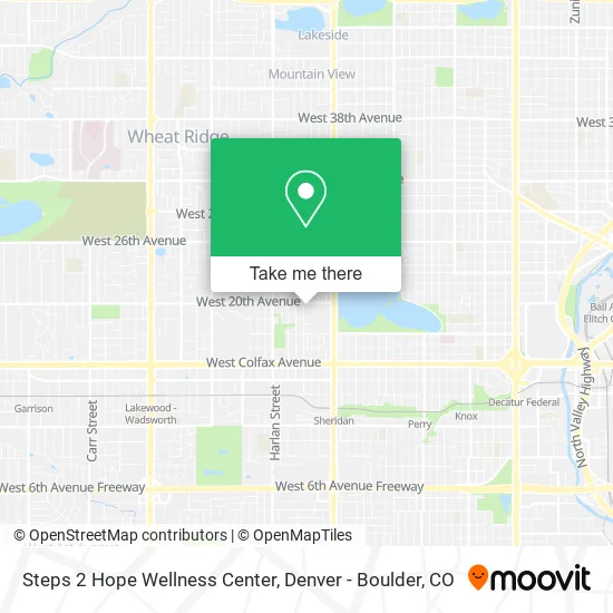 Steps 2 Hope Wellness Center map