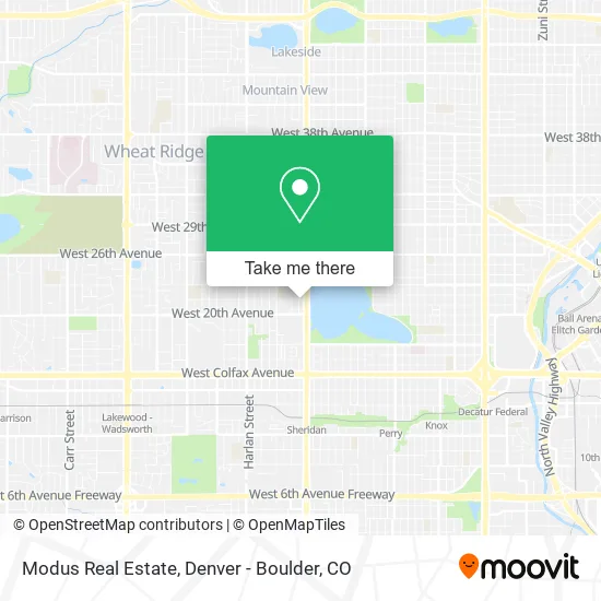 Modus Real Estate map
