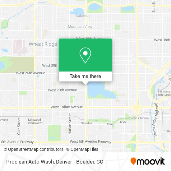 Proclean Auto Wash map