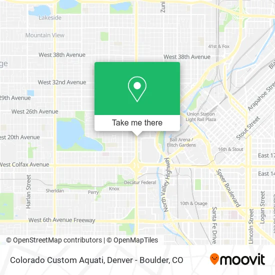 Colorado Custom Aquati map