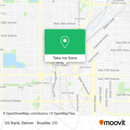 US Bank map