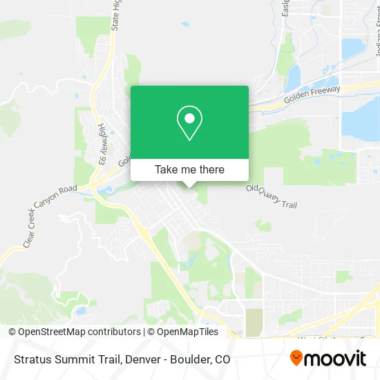 Stratus Summit Trail map