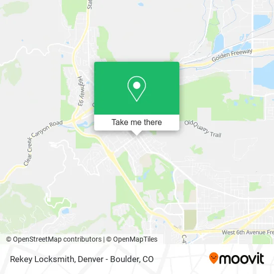 Rekey Locksmith map