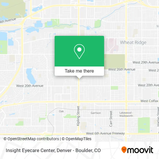 Insight Eyecare Center map