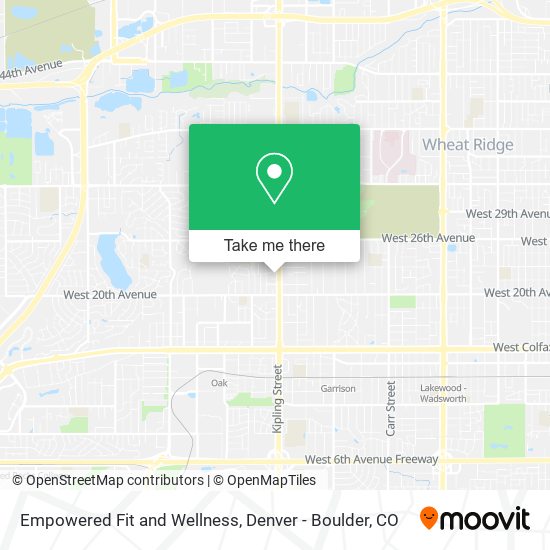 Empowered Fit and Wellness map