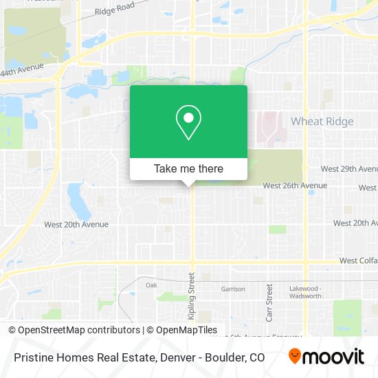 Pristine Homes Real Estate map