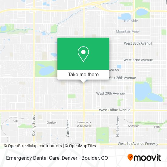 Mapa de Emergency Dental Care