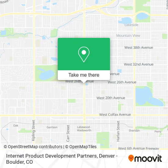 Internet Product Development Partners map