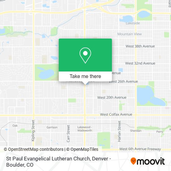 St Paul Evangelical Lutheran Church map